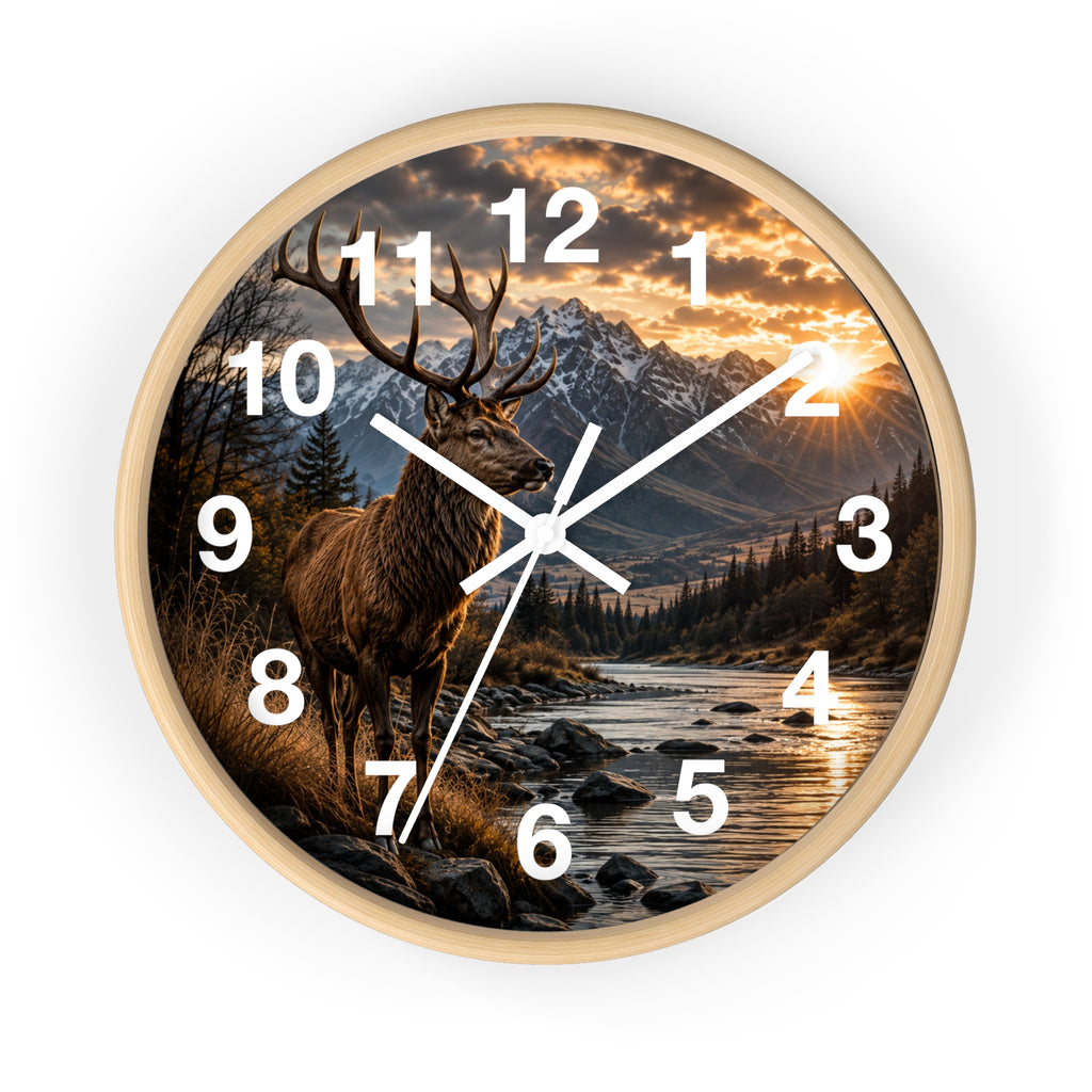 Stag Wall Clock