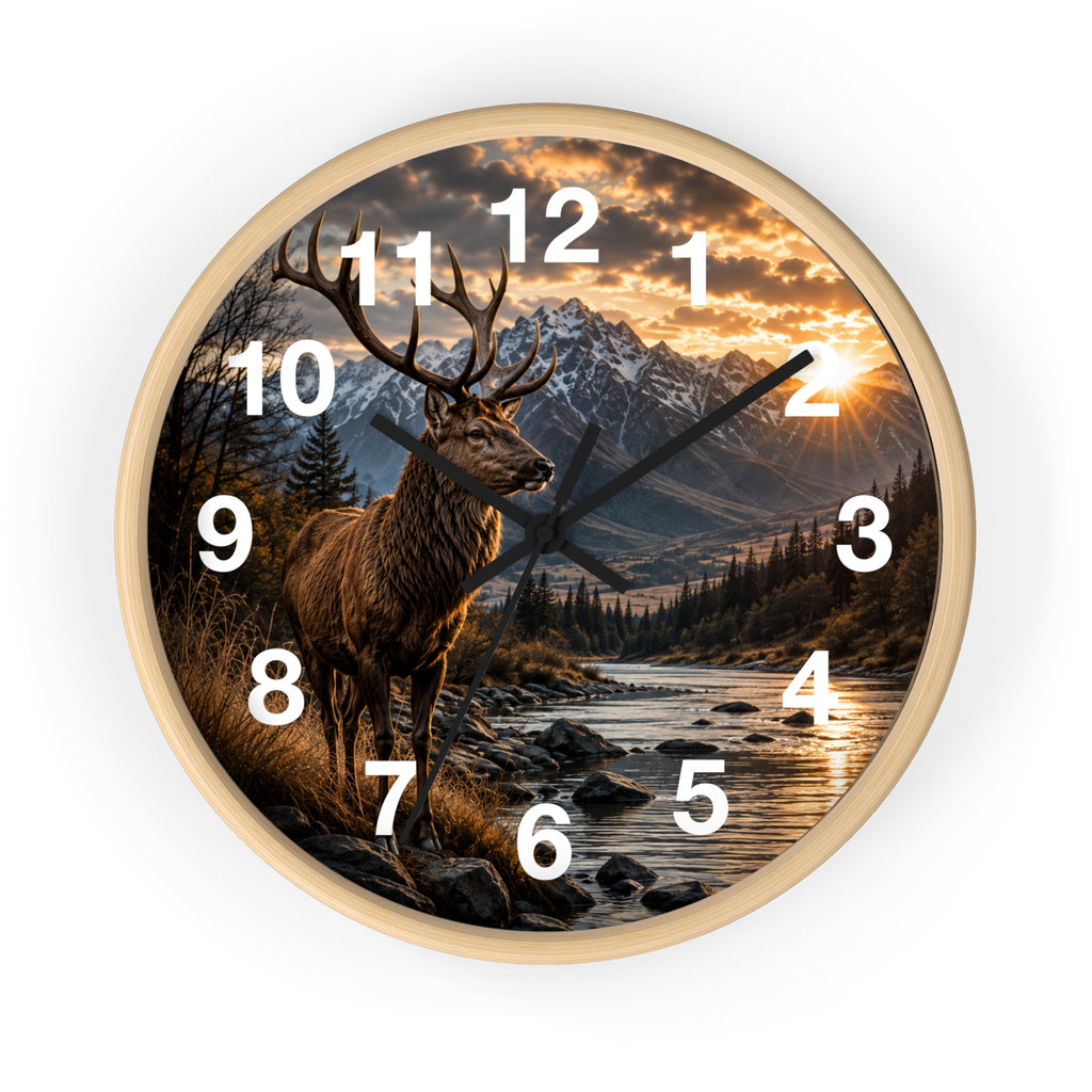 Stag Wall Clock