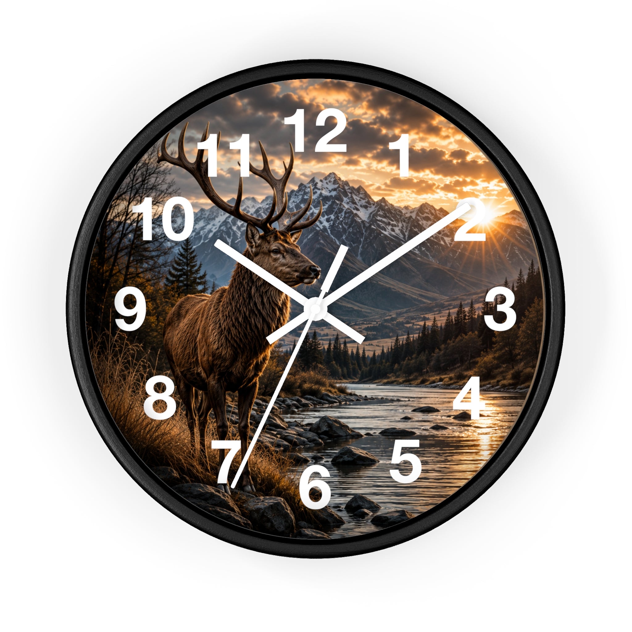 Stag Wall Clock