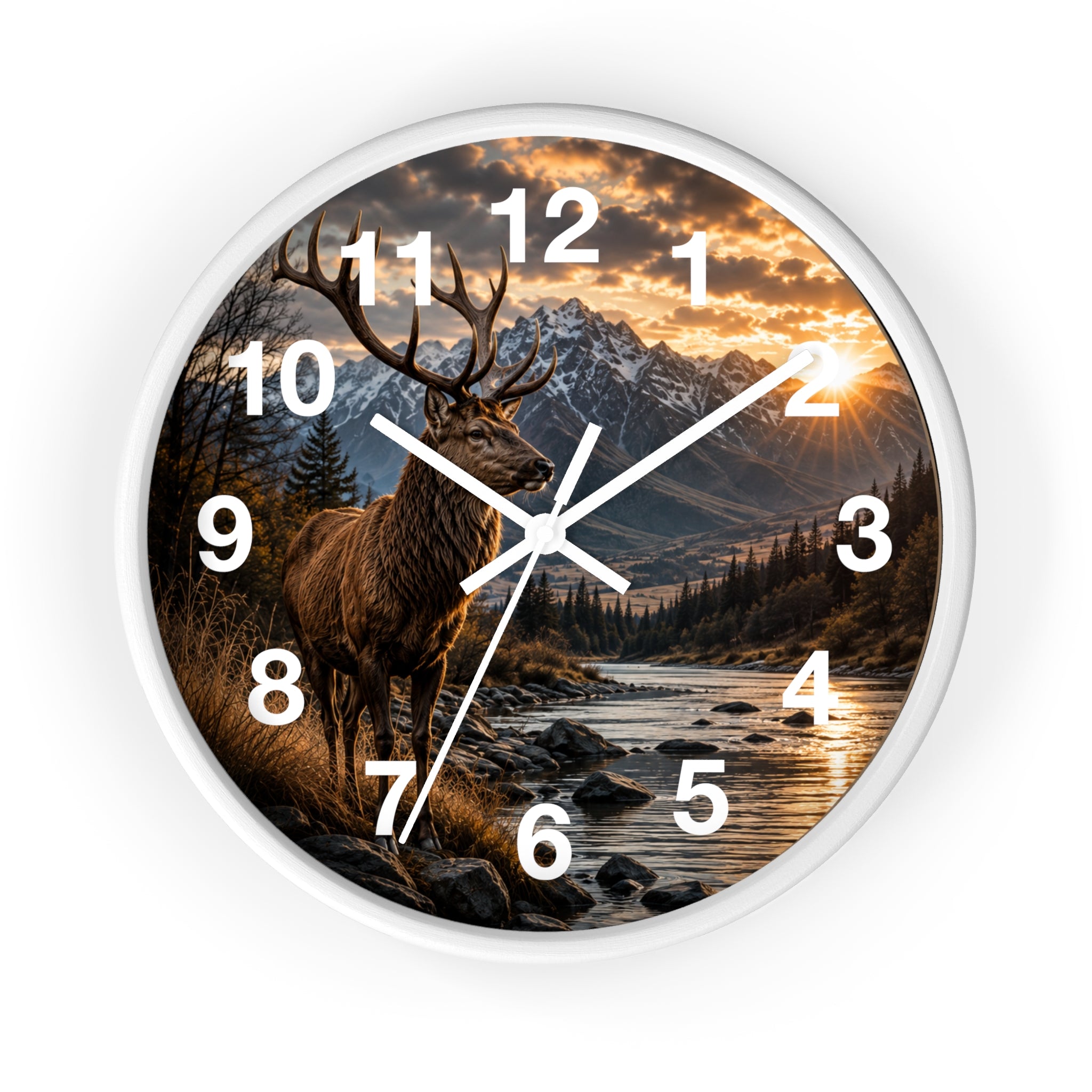 Stag Wall Clock