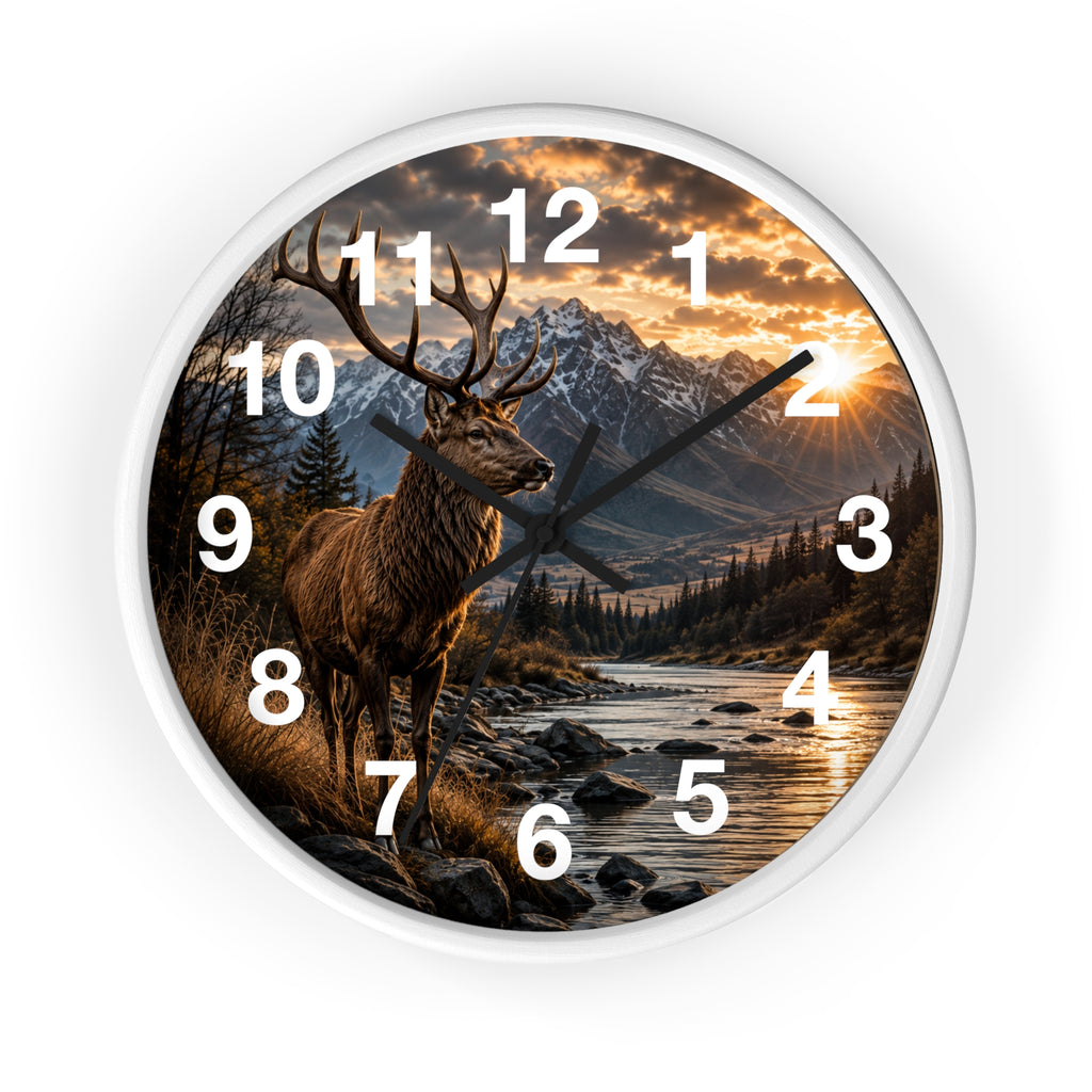 Stag Wall Clock