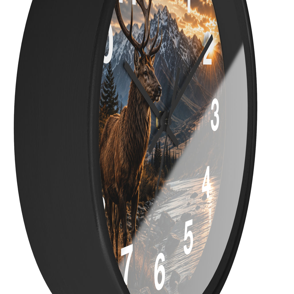 Stag Wall Clock