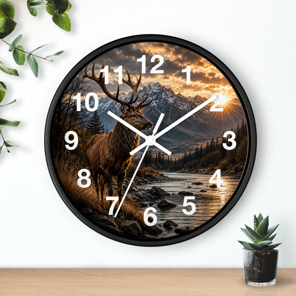 Stag Wall Clock