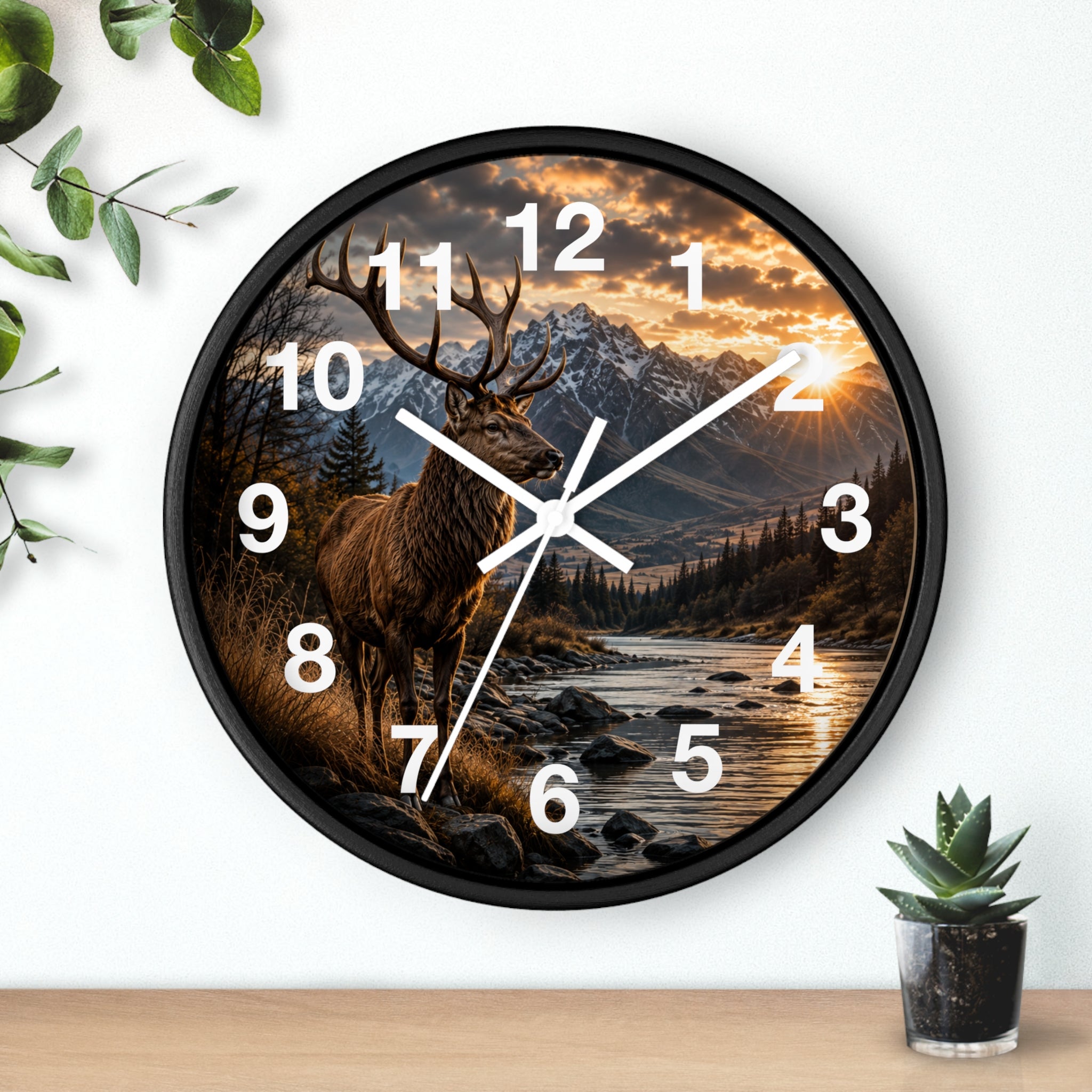 Stag Wall Clock