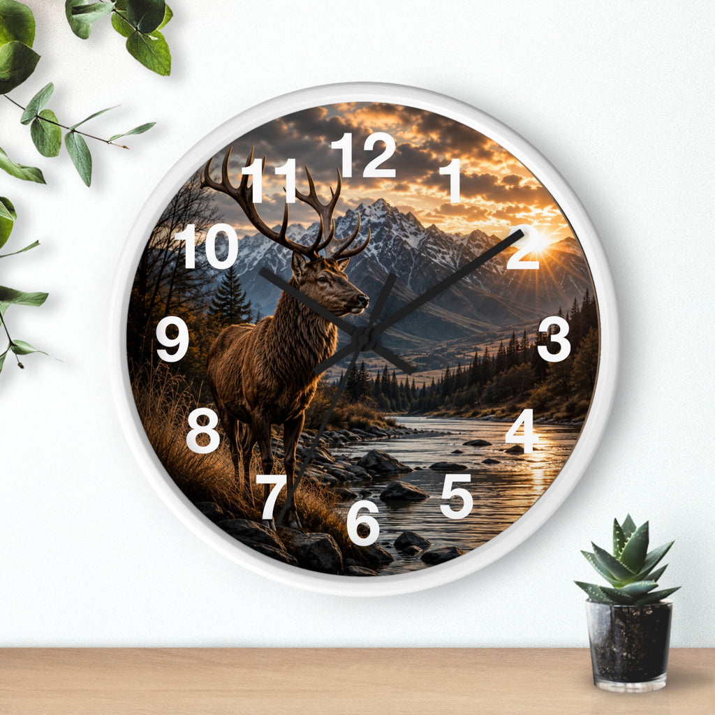 Stag Wall Clock