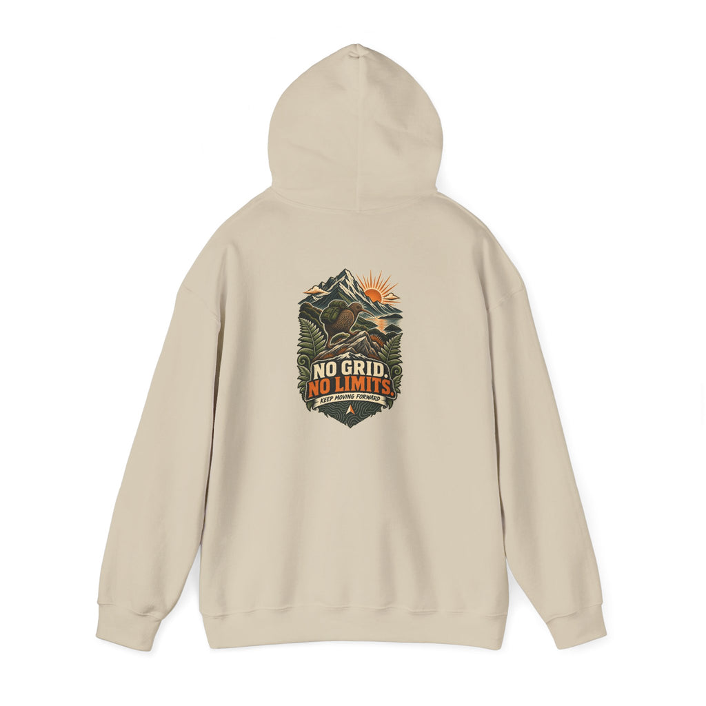 No Grid. No Limits. Kiwi Hoodie