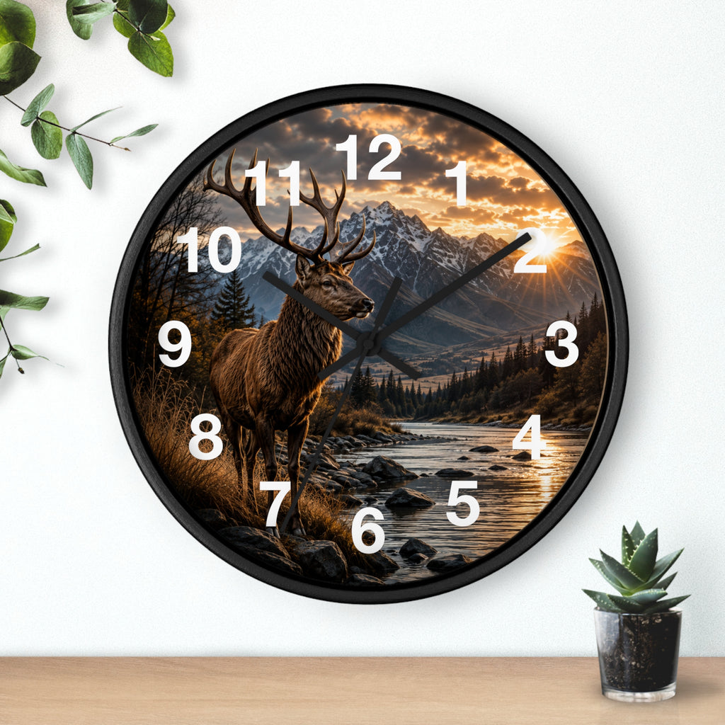 Stag Wall Clock