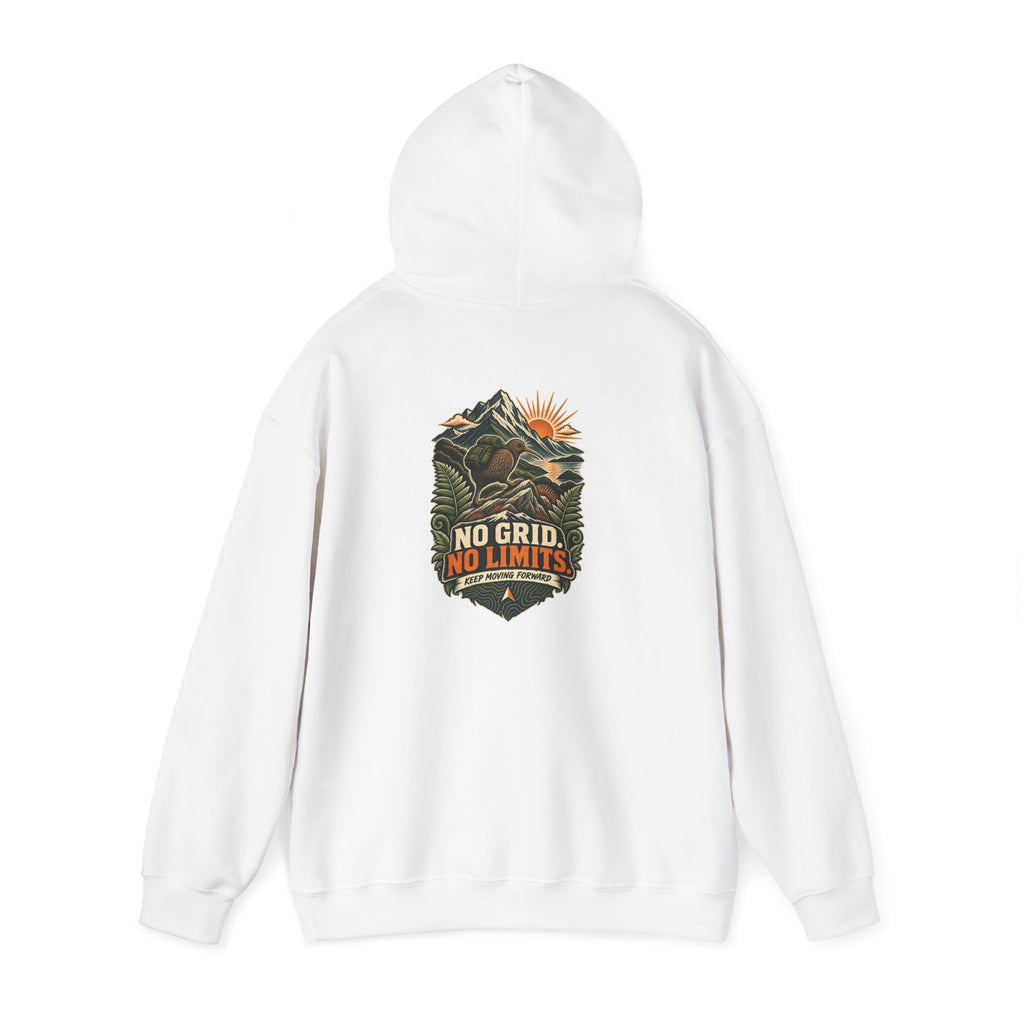 No Grid. No Limits. Kiwi Hoodie