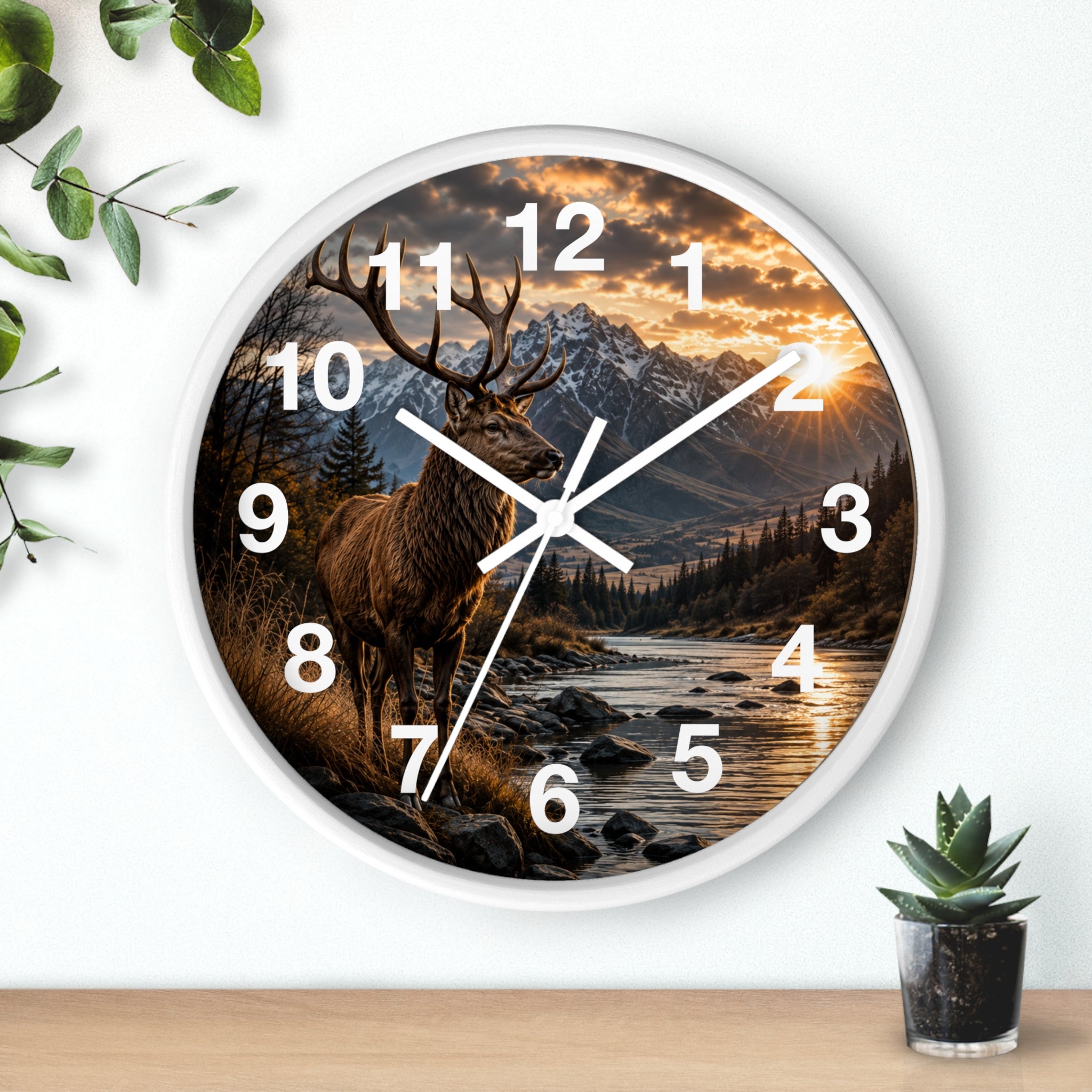 Stag Wall Clock