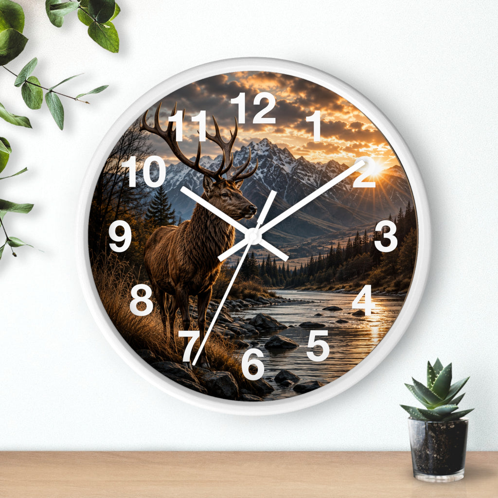 Stag Wall Clock